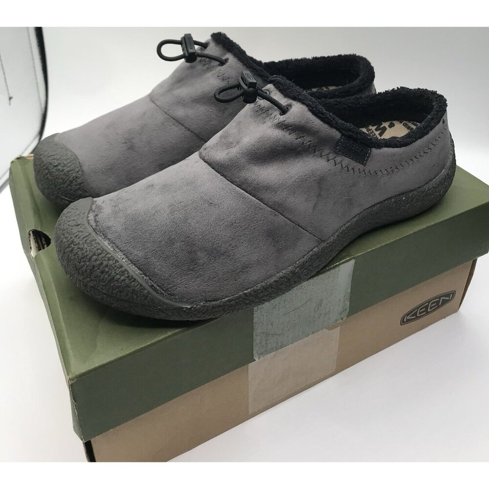 KEEN Howser III Womens Size 9.5 Slip On Mule Comfort Shoes Velour Grey - Picture 2 of 9